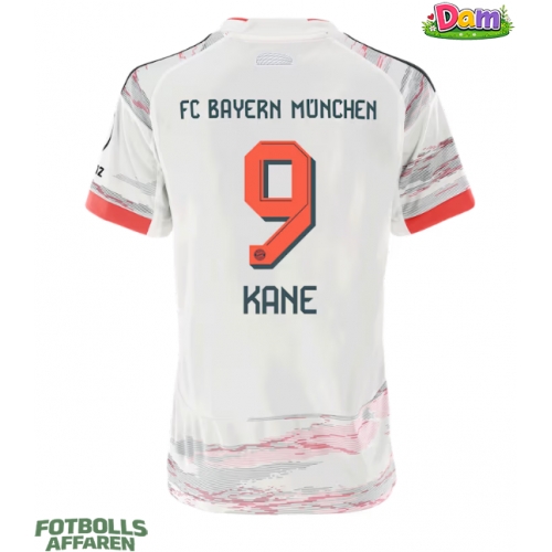 Bayern Munich Harry Kane #9 Bortatröja Kvinnor 2025-26 Kortärmad